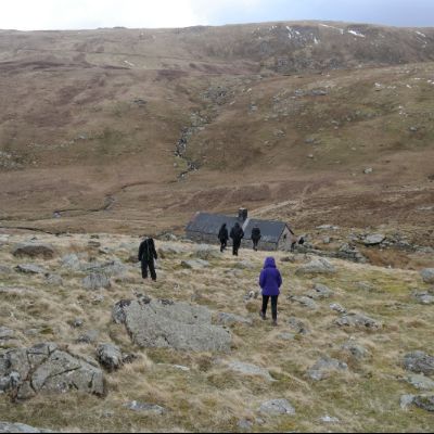 walking to the bothy